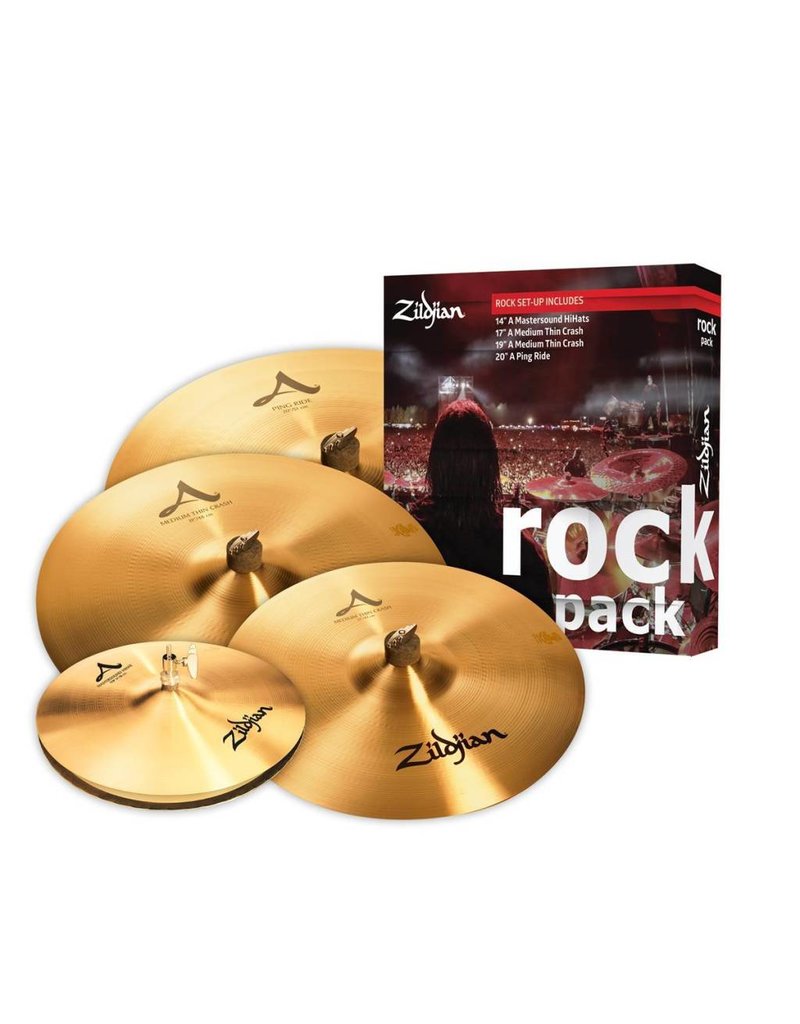 Zildjian Ensemble de cymbales Zildjian Rock A pack (4 morceaux)