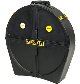 Hardcase Étui de cymbales rigide Hardcase 22po avec roues - noir