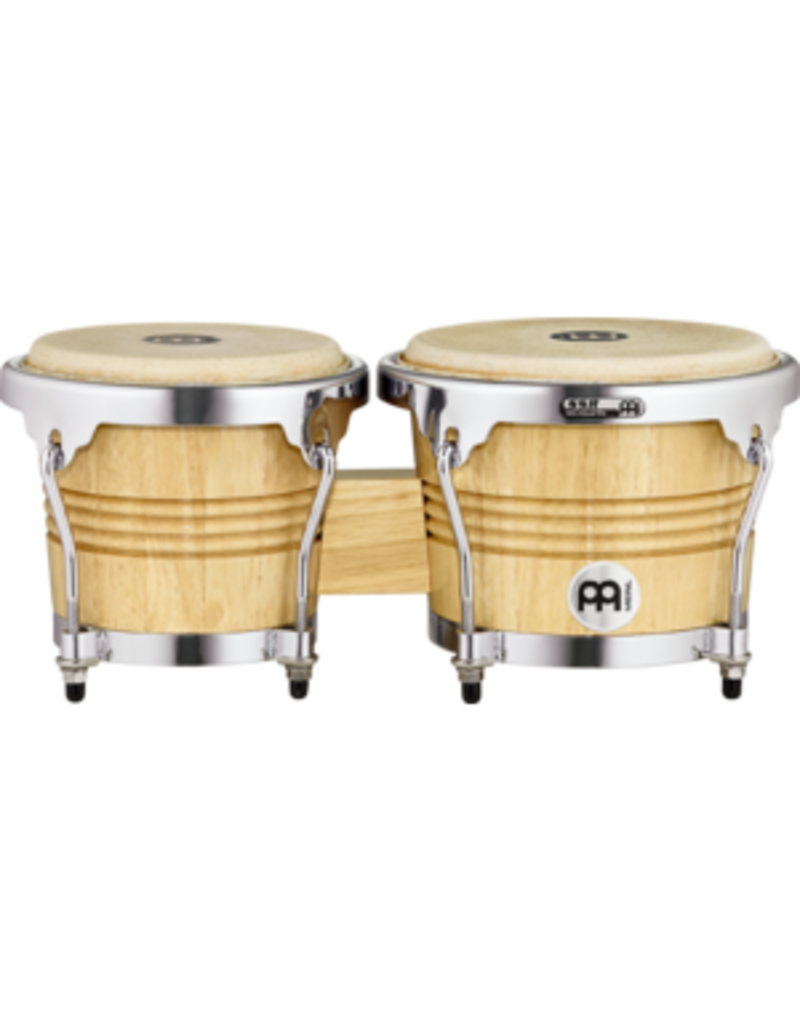 Meinl Bongos Meinl Marathon 6-3/4 et 8po - Natural High Gloss Chrome