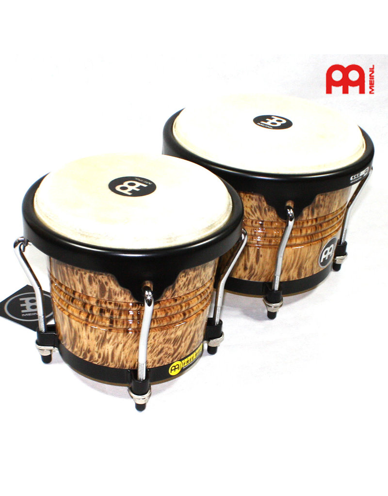 Meinl Meinl Bongos Marathon Designer 6 3/4in -8in - Leopard Burl