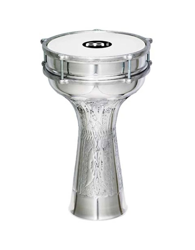 Meinl Meinl Hand-Hammered Aluminum Darbuka built-in jingles 8-1/4-16in