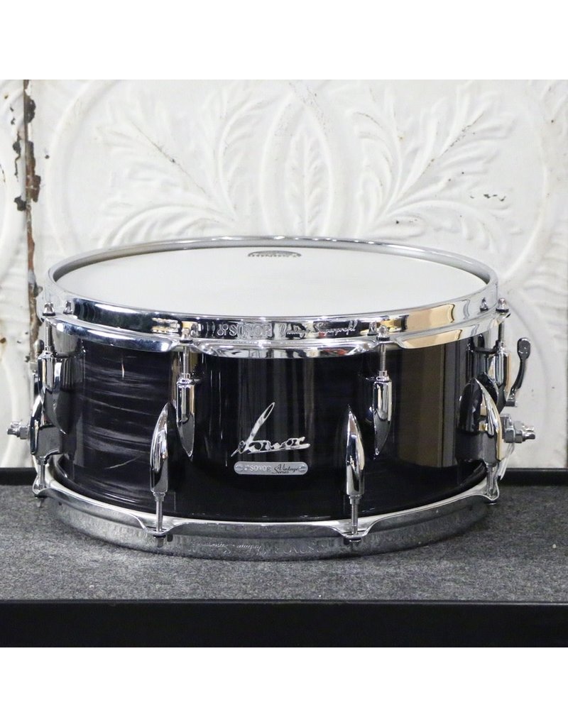 Sonor Sonor Vintage Snare Drum 14X6.5in - Black Slate