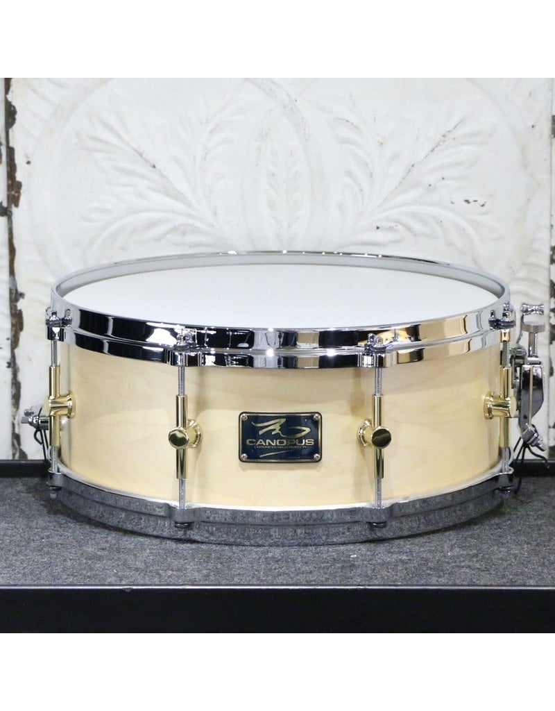 Canopus Canopus The Maple Snare Drum 14X5.5in - Natural Oil