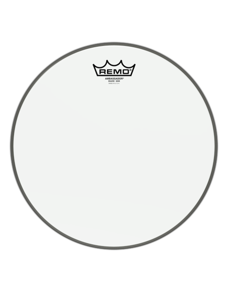 Remo Remo Ambassador Hazy Snare Side