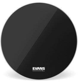 Evans Peau résonnante de grosse caisse Evans EQ3 20po - noire, sans port-hole