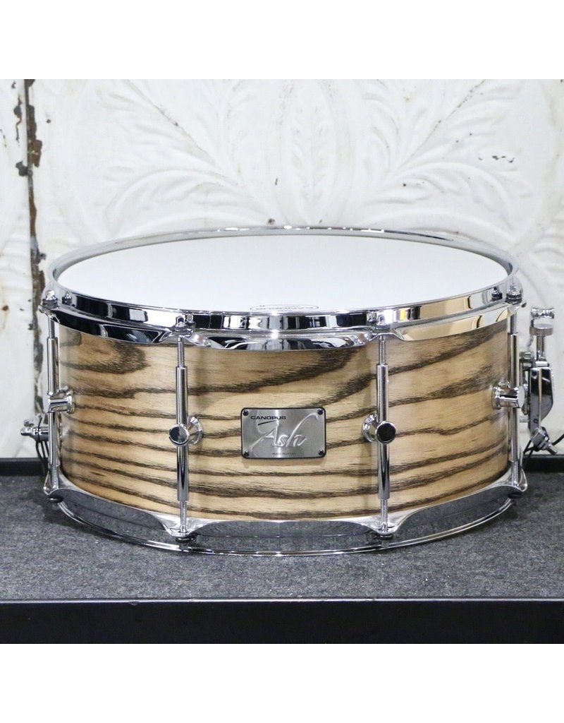 限定特価】 14×5.5 CANOPUS CANOPUS AH-1465 Blackish Storm Ash Snare