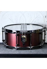 Noble & Cooley Noble & Cooley Alloy Classic Snare Drum 14X6in - Burgundy, black hardware