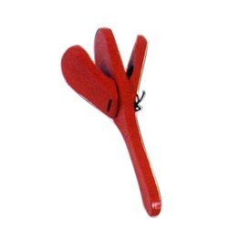 Mano Mano Wooden Castanets Red