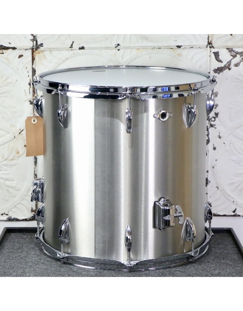 Asba ASBA Metal Drum Kit 20-13-16in  - Brushed Stainless Steel