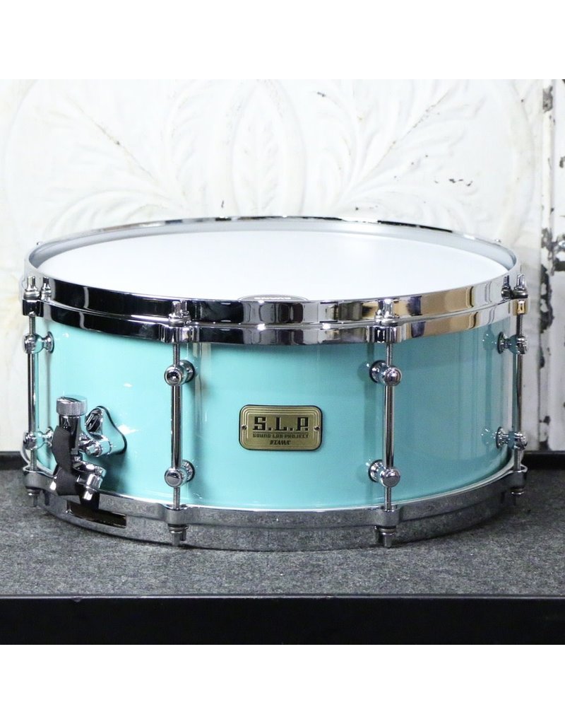 Tama Tama SLP Fat Spruce Snare Drum 14X6in - Turquoise