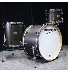 Canopus DEMO Canopus Yaiba Birch Drum Kit 24-13-16in - Antique Ebony Matt Lacquer