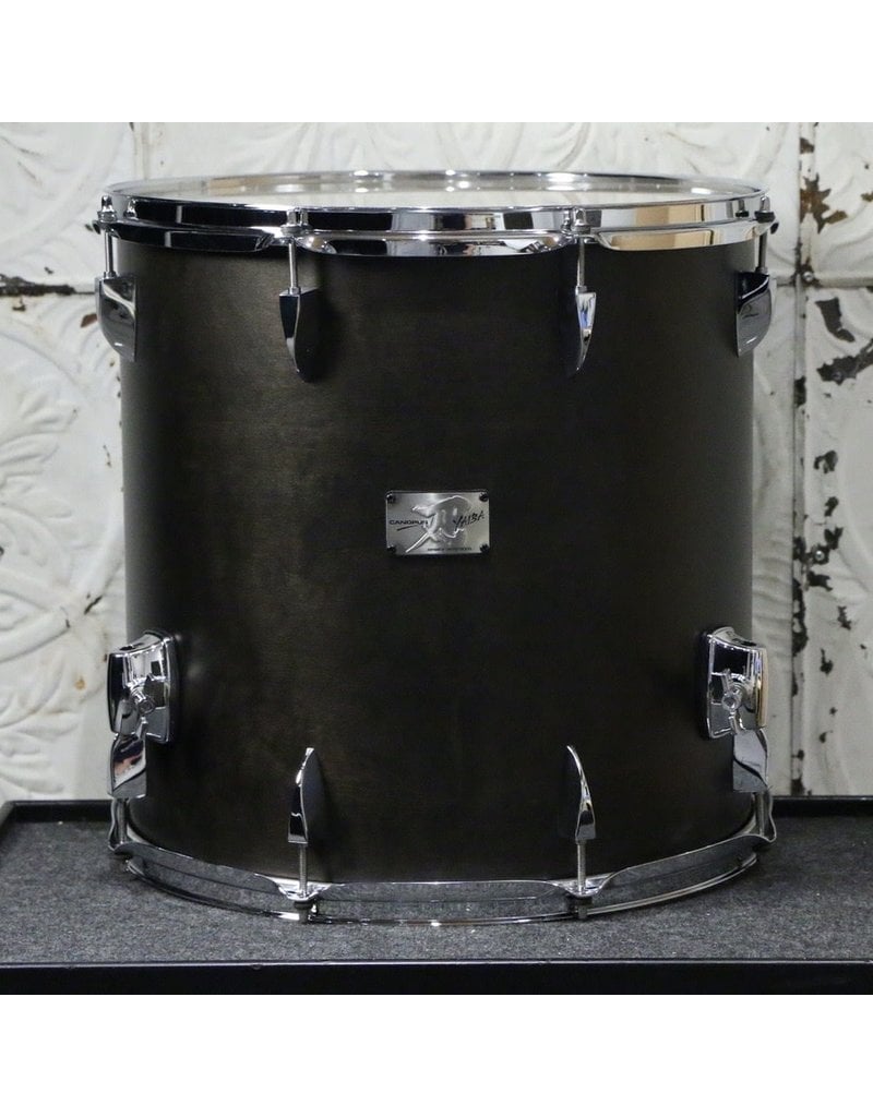 Canopus DEMO Canopus Yaiba Birch Drum Kit 24-13-16in - Antique Ebony Matt  Lacquer