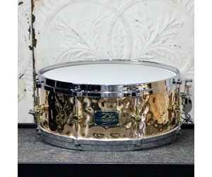 Canopus Hammered Bronze Snare Drum 14X5.5in - Die-cast - Timpano