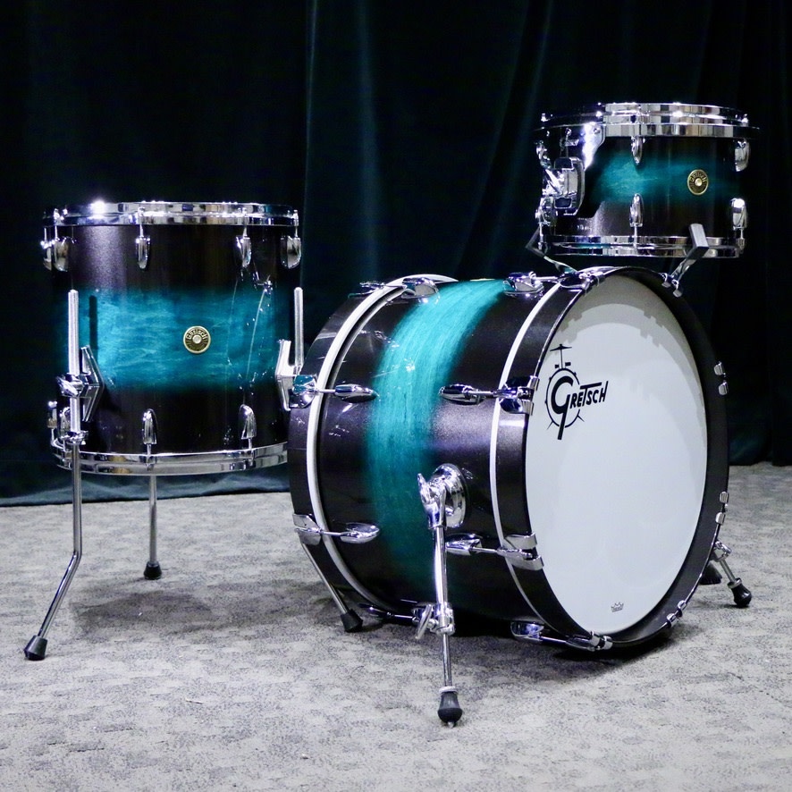 Gretsch USA Custom Drum Kit 20-12-14in - Caribbean Twilight Gloss Lacq