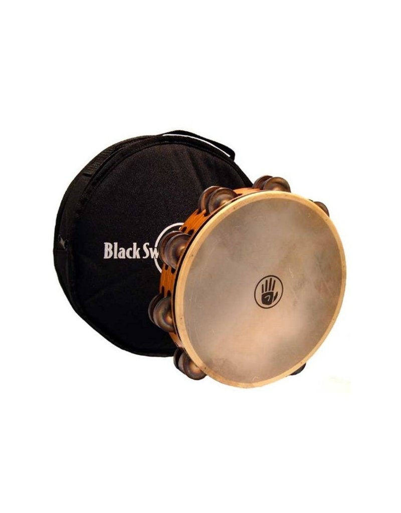 Black Swamp Percussion Black Swamp Tambourine Chromium 25 natural head