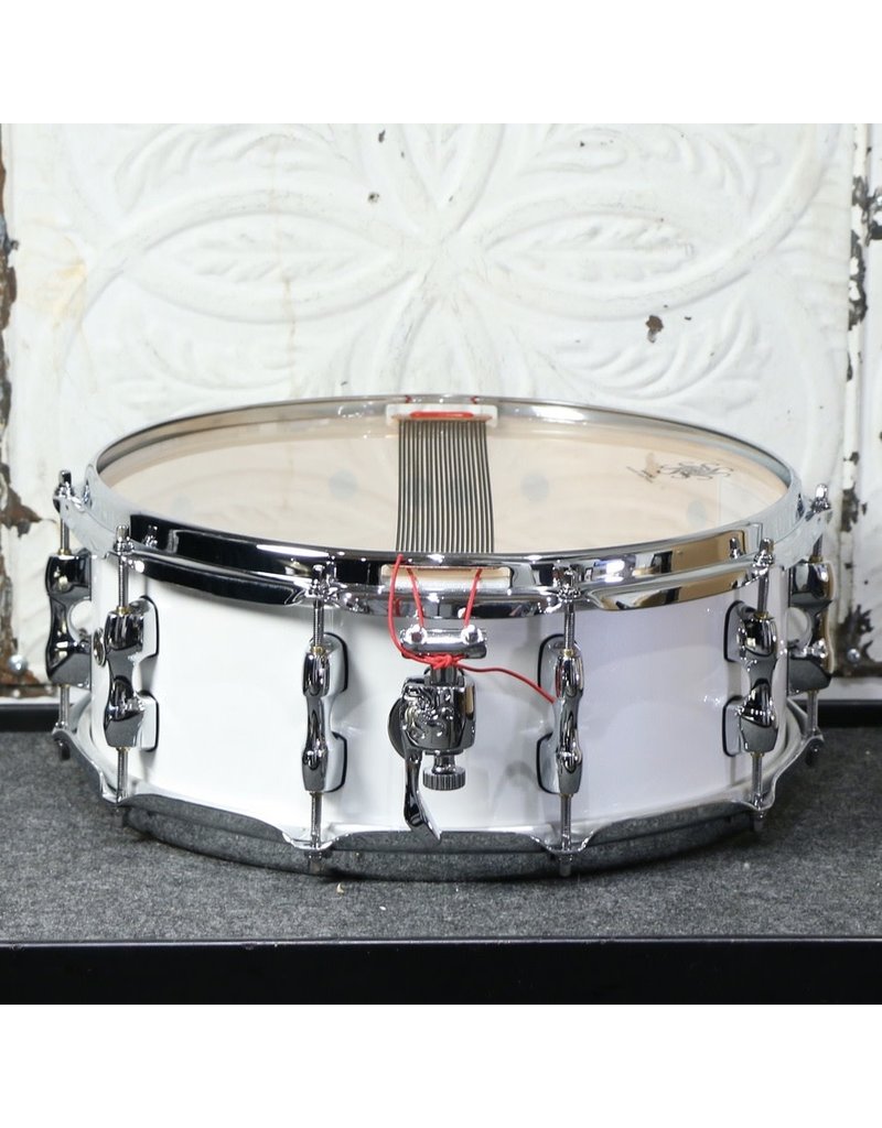 Sakae Maple Snare Drum 14X5.5in - Pearl White