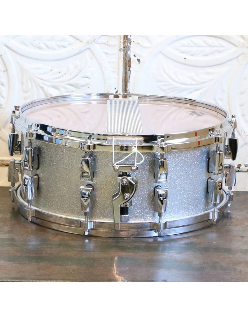 Yamaha Yamaha Absolute Maple Hybrid Snare Drum 14X6in - Silver Sparkle