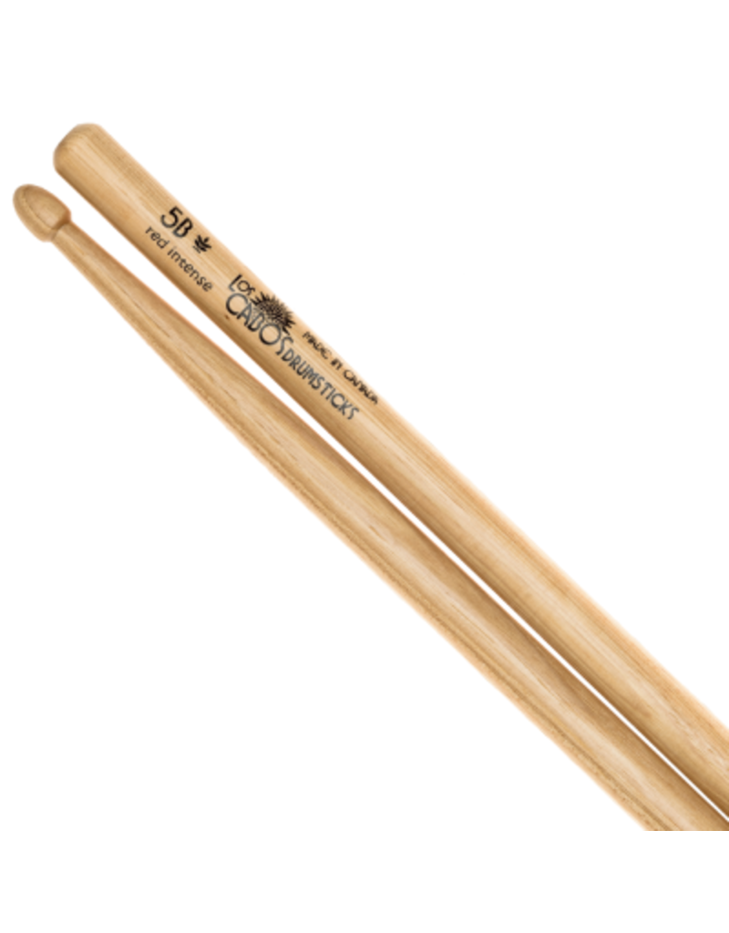 Los Cabos Los Cabos 5B Intense Drum Sticks - Red Hickory