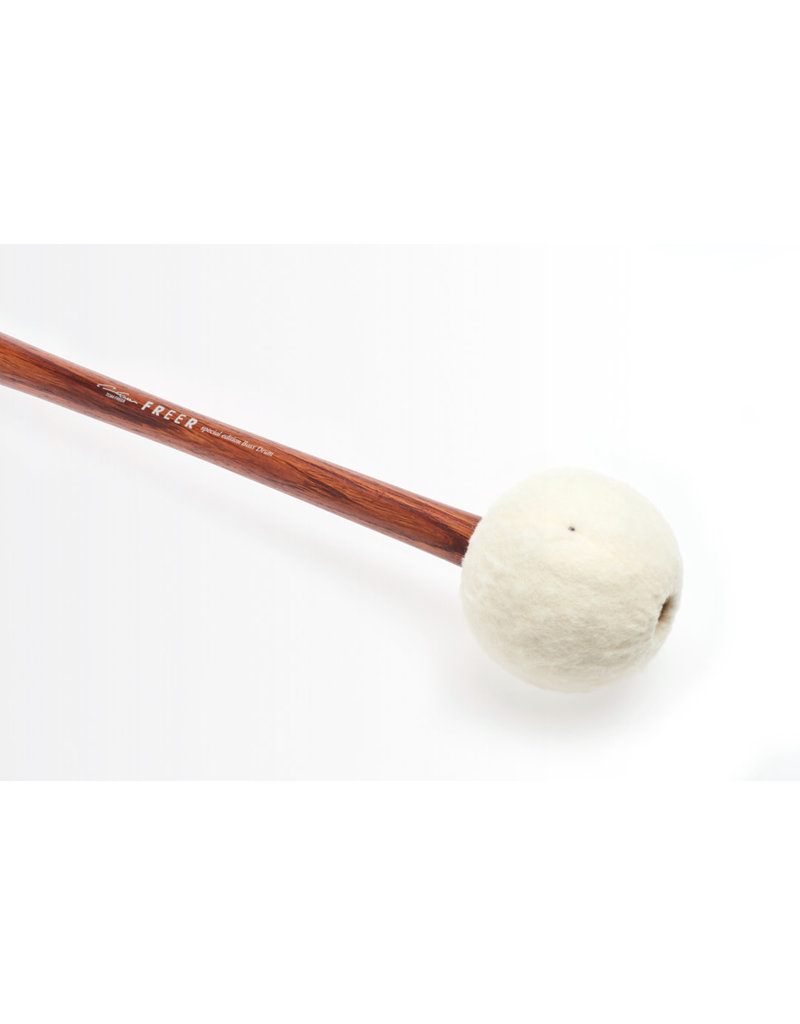 Freer Percussion Freer Percussion BD5R Extra Large Head Soft Bass Drum Mallet, rosewood