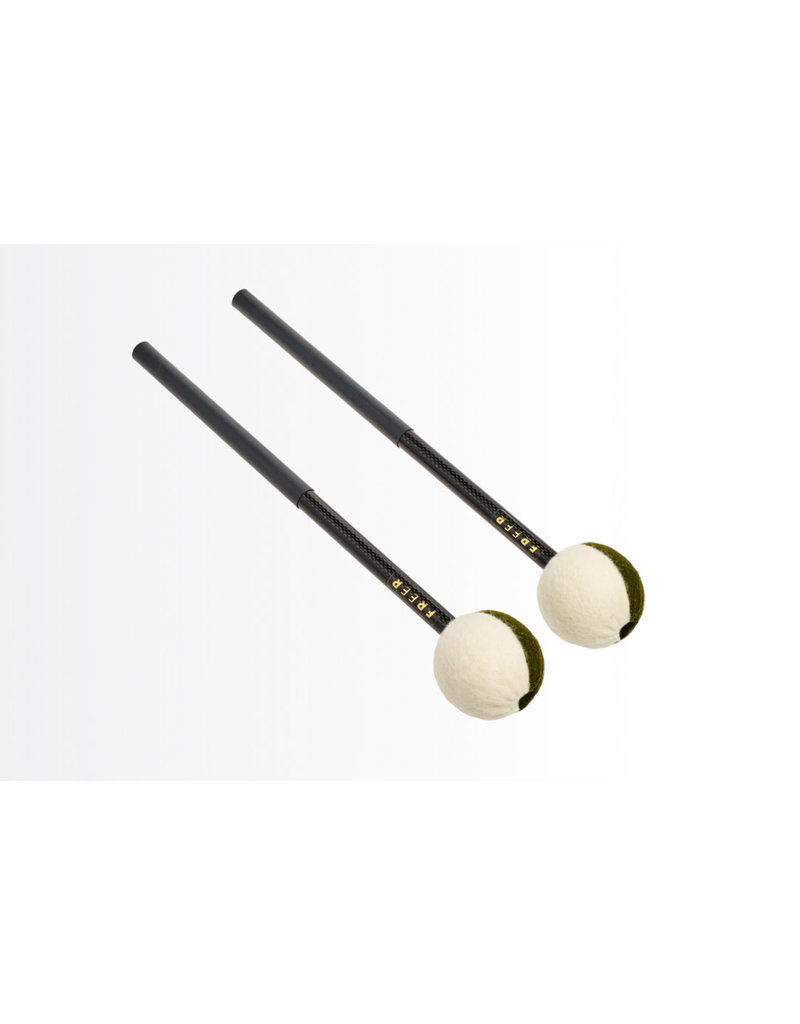Freer Percussion Freer Percussion BDF1 Carbon Fiber Shaft Dual Sided Head Bass Drum Mallets