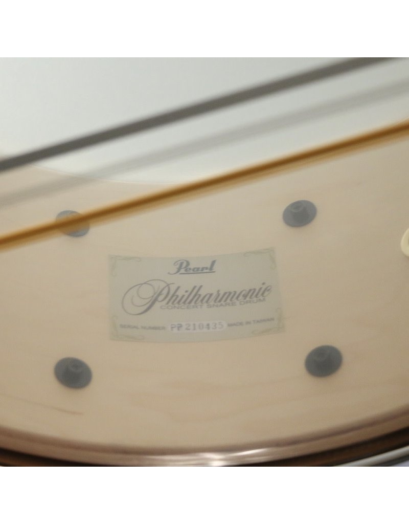 Pearl Caisse claire Pearl Philharmonic 8-ply Maple 14X6.5po - Nicotine White Marine Pearl
