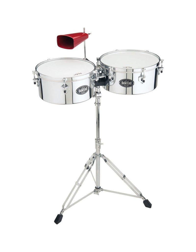 Gon Bops Gon Bops Tumbao Series 14" & 15" Chrome with Stand & Cowbell Holder