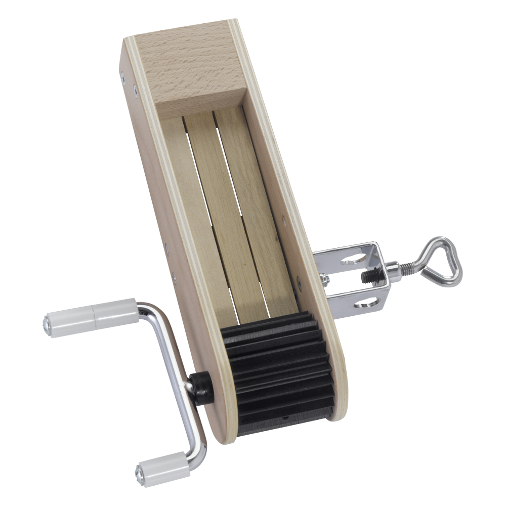 Kolberg 1745RH ratchet "Raganella ritmica" with holder Timpanopercussion