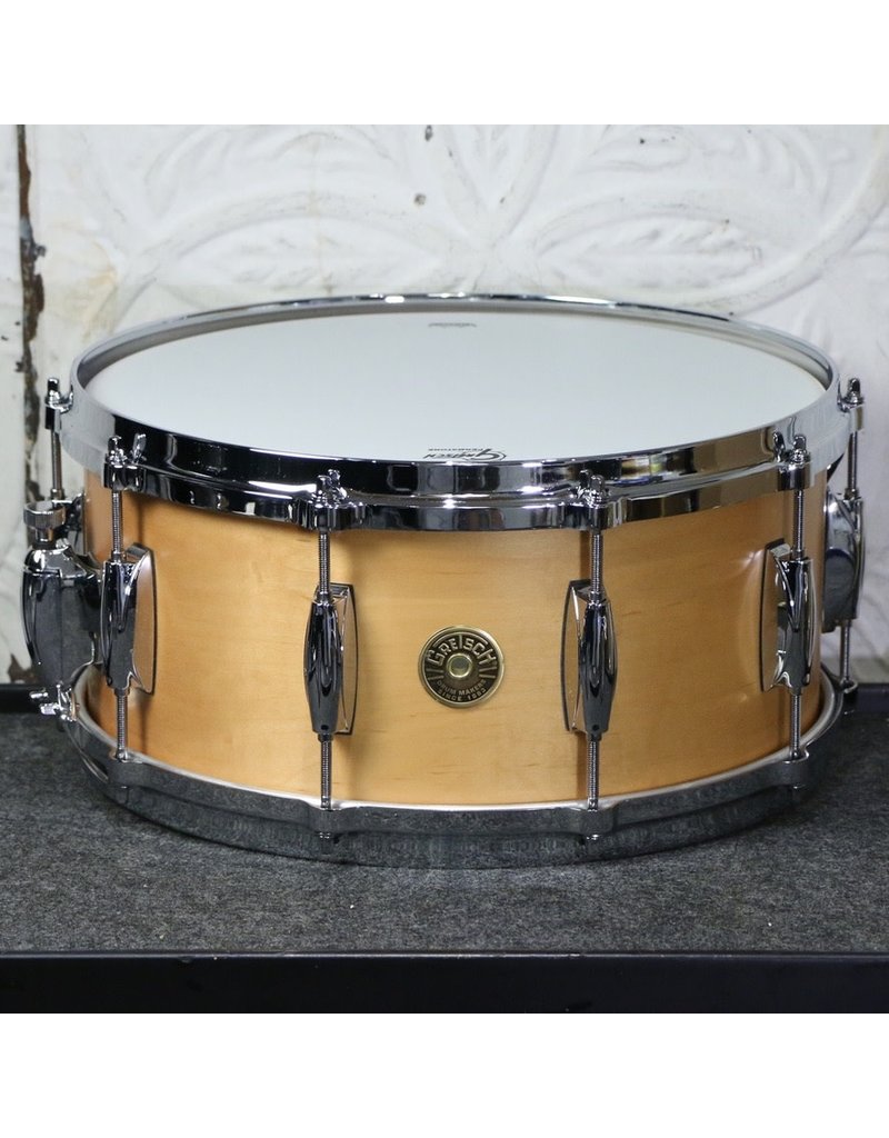 Gretsch Caisse claire Gretsch USA Custom Ridgeland 14X6.5po - Satin Natural