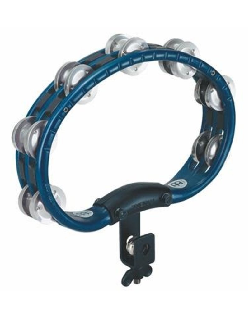Meinl Tambourine avec attache Meinl ABS - 2 rangées. cymbalettes en aluminium, bleu