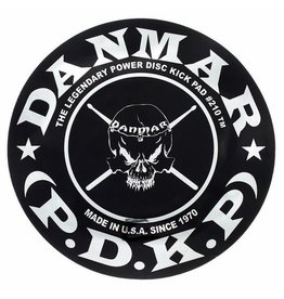 Danmar Patch de grosse caisse Danmar Power Disc - Skull