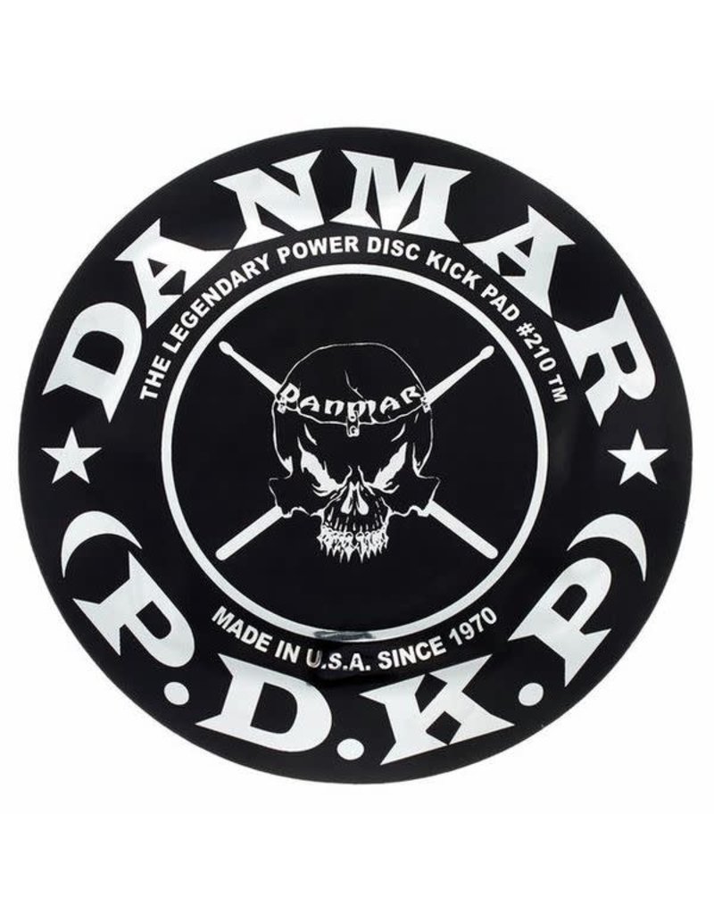 Danmar Patch de grosse caisse Danmar Power Disc - Skull