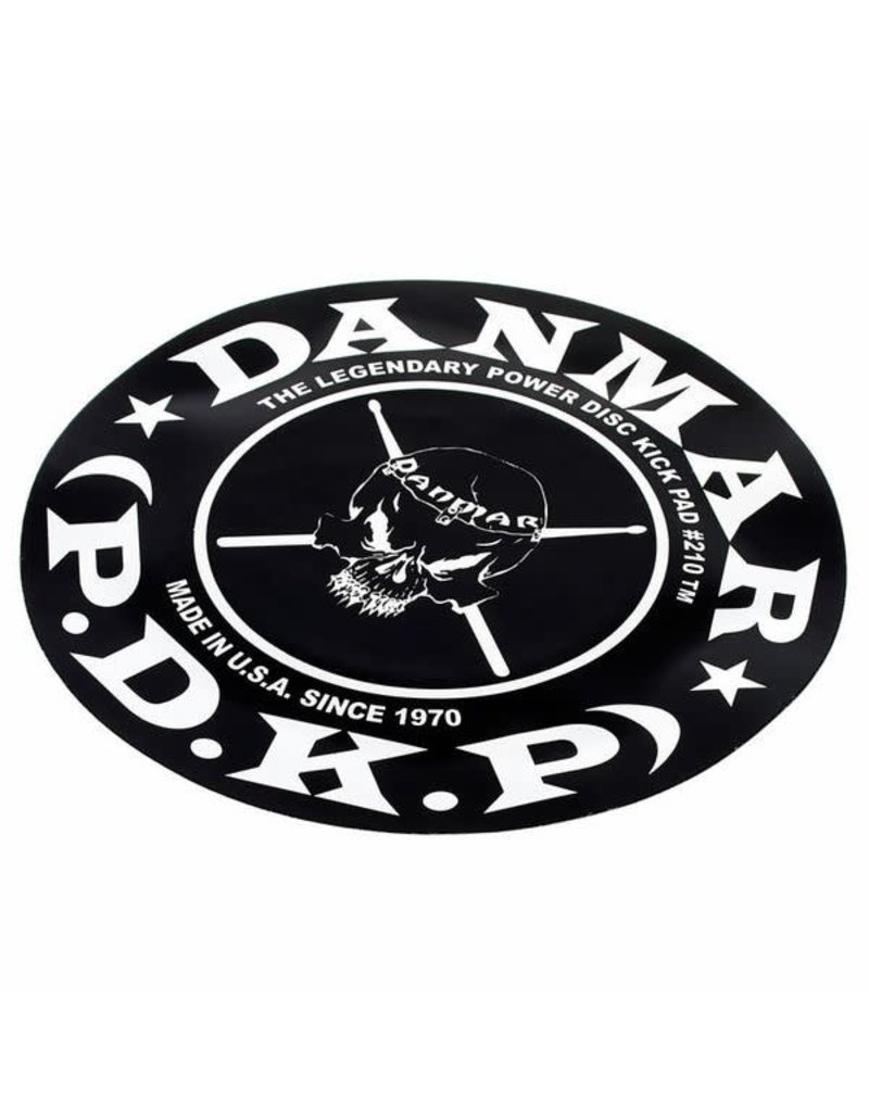 Danmar Patch de grosse caisse Danmar Power Disc - Skull