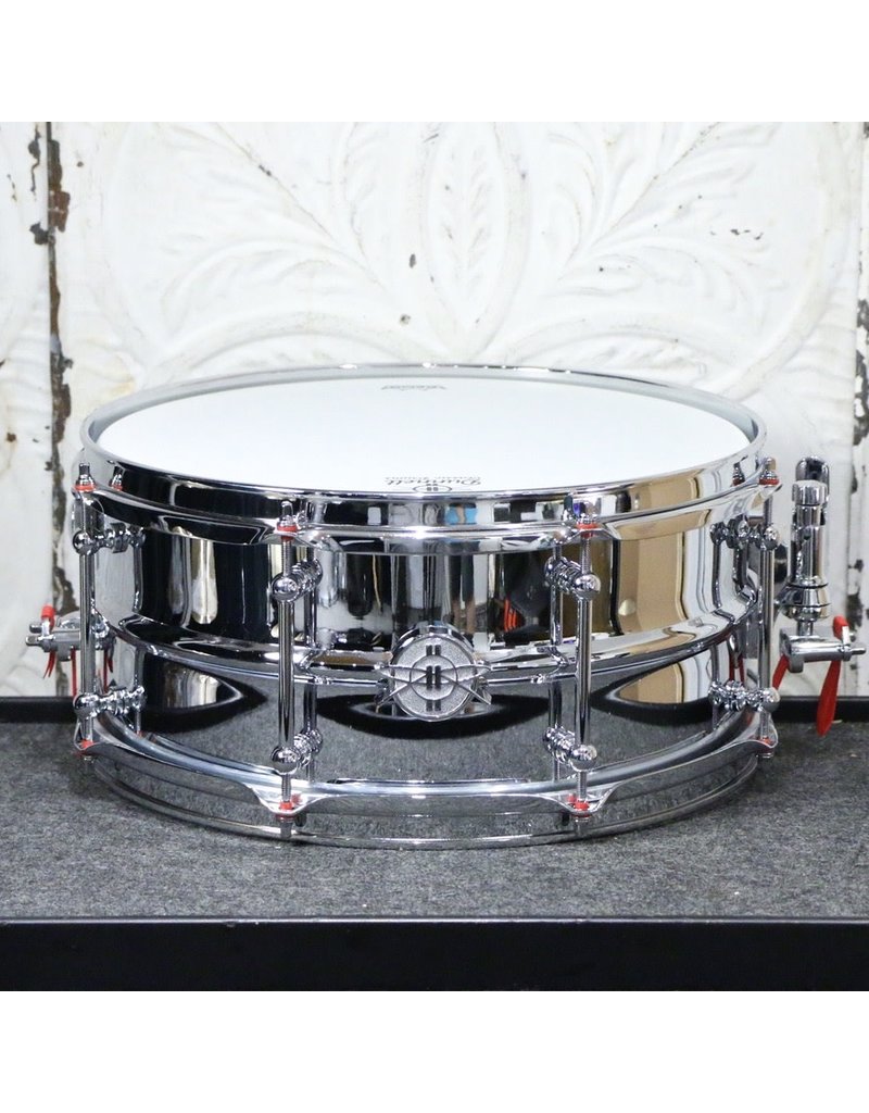 DUNNETT Dunnett 2N Chrome Over Brass Snare Drum 14X6.5in - with bag