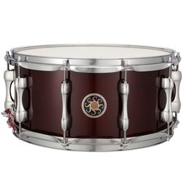 Caisse claire Sakae Maple 14X5.5po - Wine red