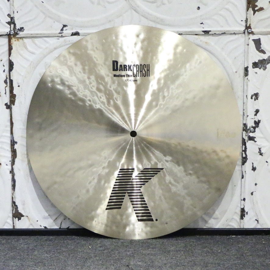 Zildjian K Dark Medium Thin Crash Cymbal 17in (1302g) - Timpano