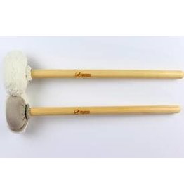 BD5R - Extra Large Head Soft Bass Drum Mallet Rosewood Shaft (single mallet  US sales only)