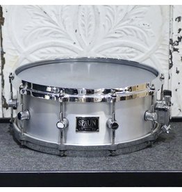 Used Spaun Thick Aluminum Snare Drum 14X5.5in - Die-cast