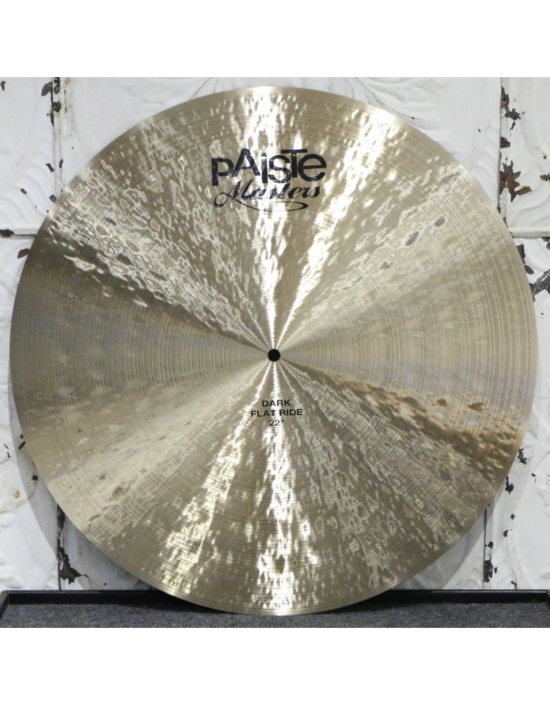 Paiste Paiste Masters Dark Flat Ride Cymbal 22in (2724g)