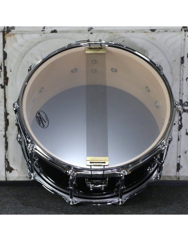 Canopus Canopus Type-R BULLET Snare Drum 14X6.5in Black Metallic Lacquer