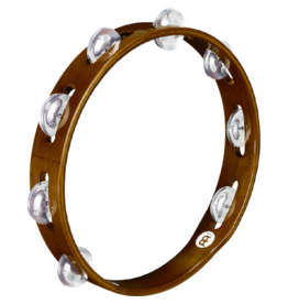 Meinl Meinl Traditional Wood Tambourine -1 row aluminum jingles - african brown