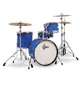 Gretsch Batterie Gretsch Catalina Club 20-12-14+14po - Blue Satin Flame