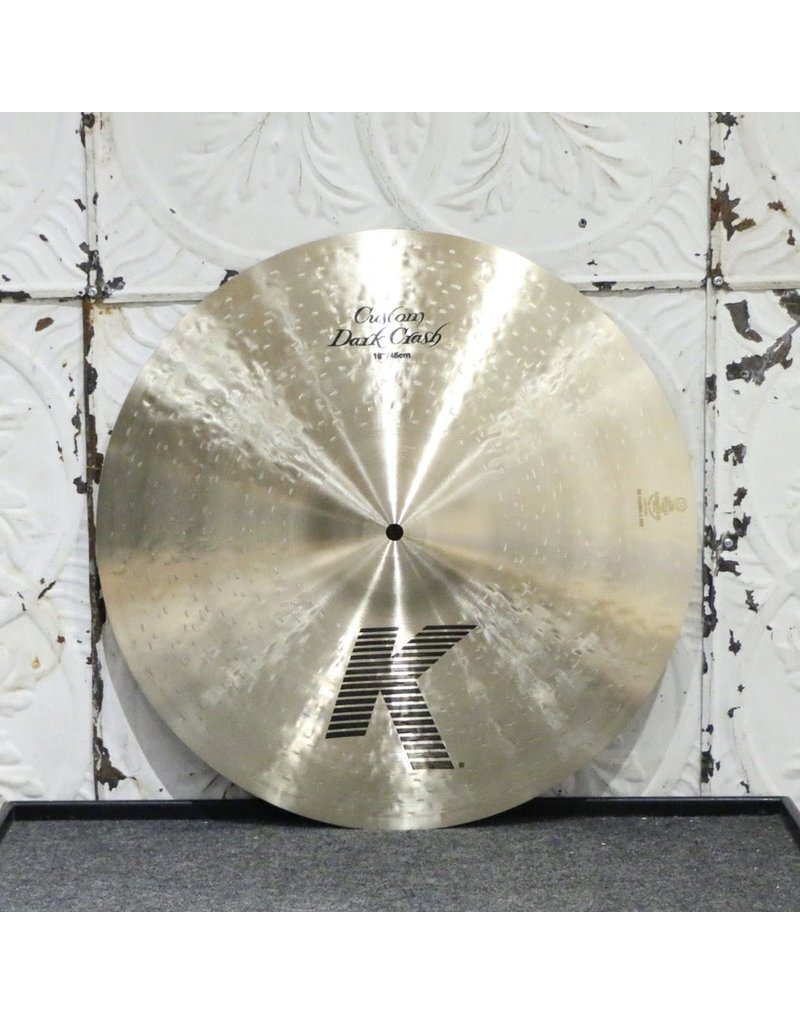 Zildjian K Custom Dark Crash Cymbal 18in (1238g) - Timpano-percussion