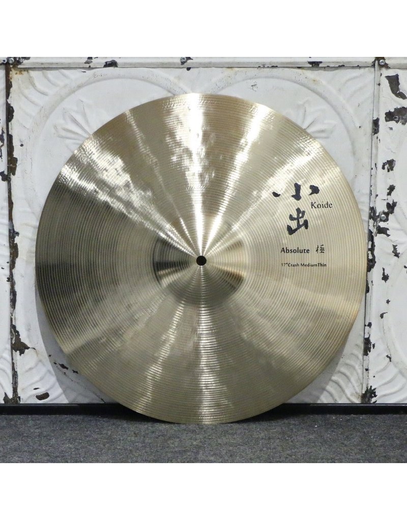 Koide cymbals Cymbale crash Koide Absolute Traditional Medium Thin 17po (1156g)