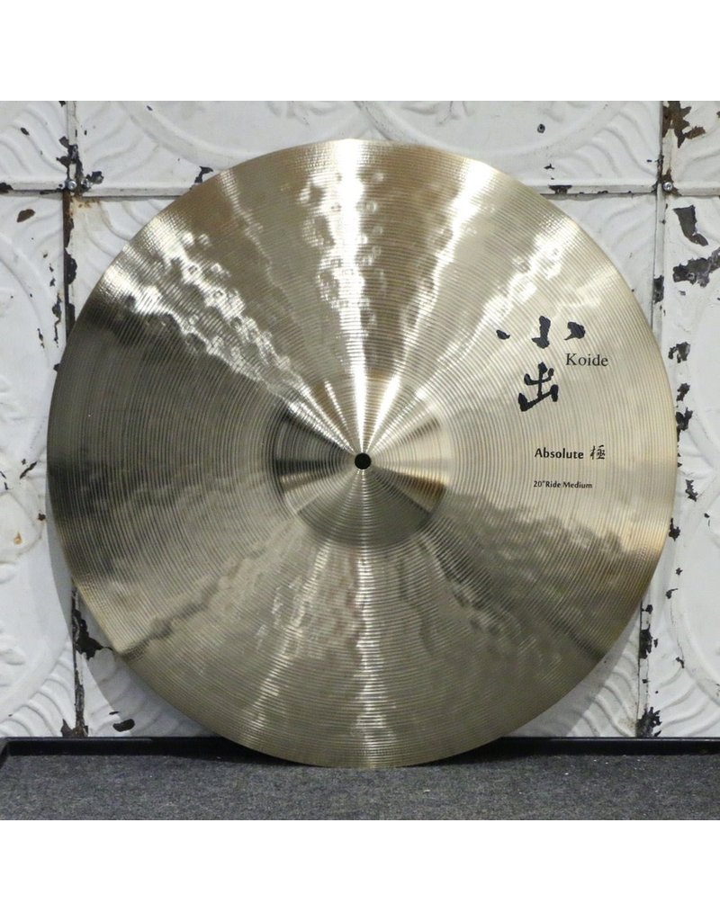 Koide cymbals Cymbale ride Koide Absolute Traditional Medium 20po (2432g)