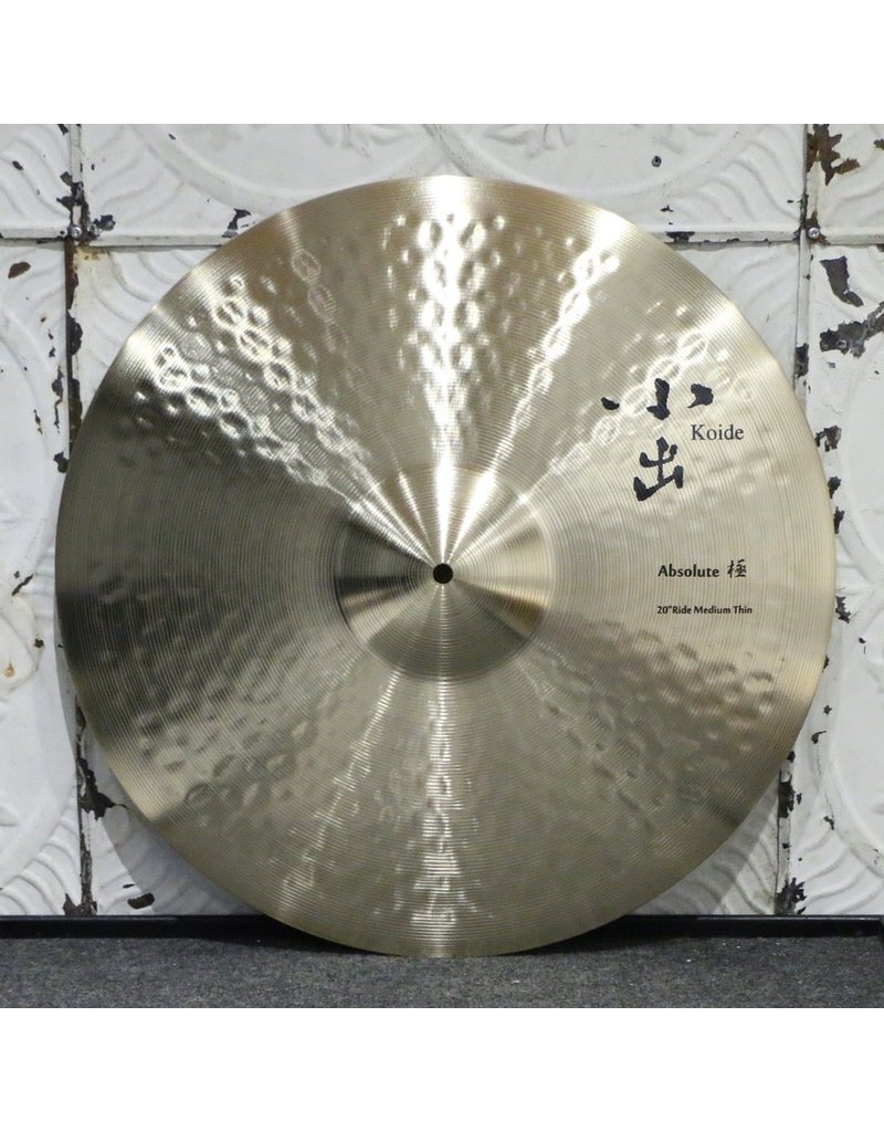 Koide cymbals Cymbale ride Koide Absolute Traditional Medium Thin 20po (2266g)
