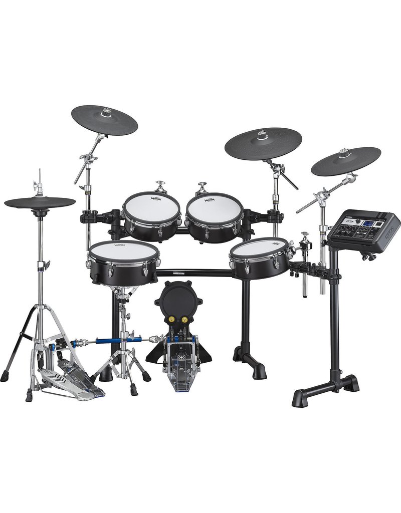 Yamaha Black Forest Electronic Drum Kit with DTX-PRO DTP8-M (Mesh Pad Set) DTC8 (Cymbals + Hardware) RS8 rack