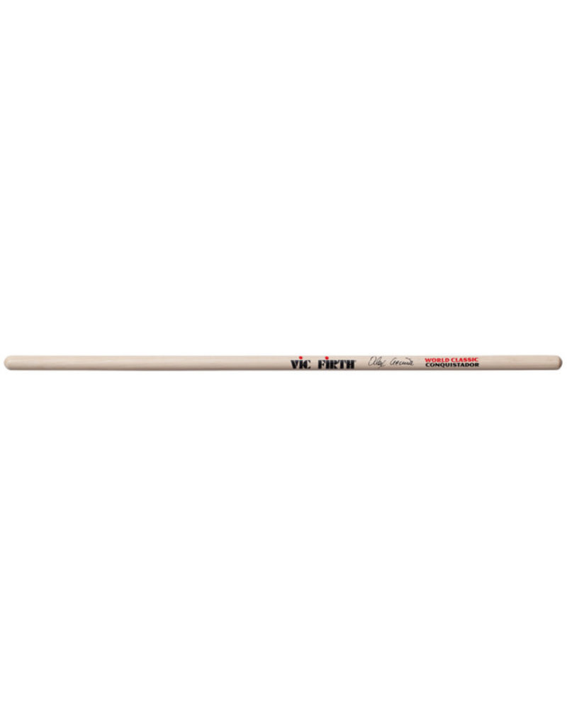 Vic Firth Baguettes de timbales latines Vic Firth World Classic Alex Acuña "Clear Conquistador"