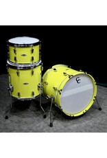 C&C Drum Company Batterie C&C Maple Gum Jazzette 18-12-14po - Sole Yellow