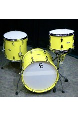 C&C Drum Company C&C Maple Gum Jazzette Drum Kit 18-12-14in - Sole Yellow