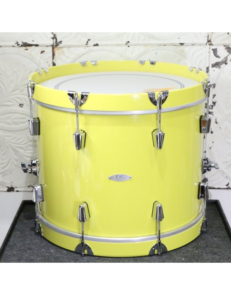 C&C Drum Company C&C Maple Gum Jazzette Drum Kit 18-12-14in - Sole Yellow